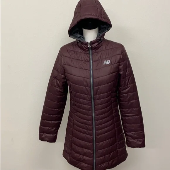 New Balance- long quilted tech jacket - Picture 5 of 9